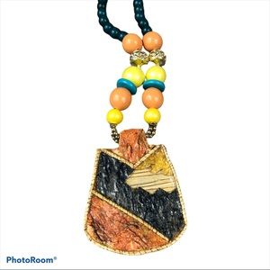 *Gorgeous!* Vintage Turquoise Bead Necklace